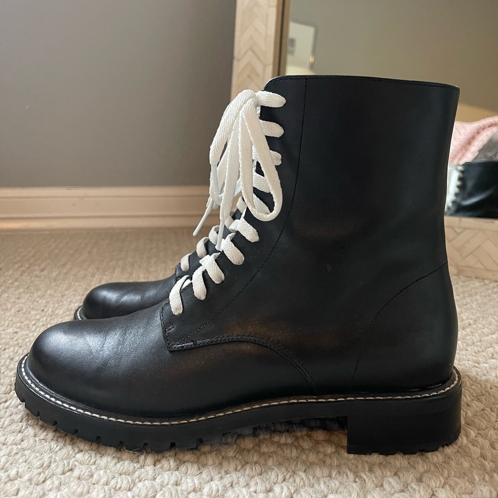 Reformation combat boots *like new*